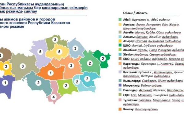 В Казахстане впервые проходят выборы акимов районов и городов областного значения
