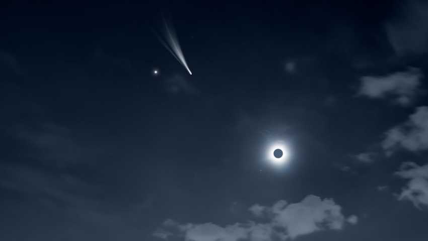 Фотография для новости "Дьявольская комета" пролетит мимо Земли