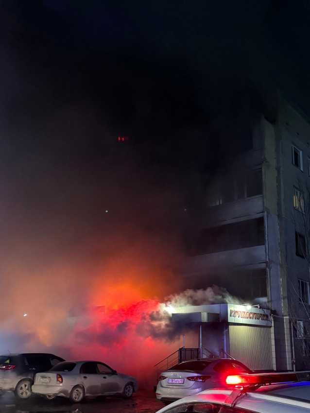 Фотография для новости Магазин сгорел ночью в Костанае