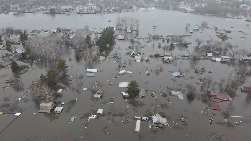 Фотография для новости В Костанае из-за паводка пострадало 169 жилых домов и 1250 дачных