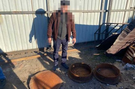 Похитителей крышек от канализационных люков нашли полицейские в Костанае