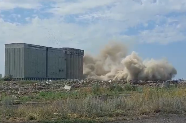 Элеватор взорвали в Костанайской области