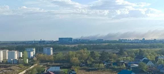 Изображение для новости: Дым со стороны костанайской свалки