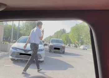 Изображение 1 для Ещё один на аварийке. Водителя оштрафовали в Костанае