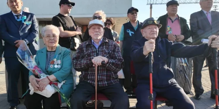 Изображение для новости: Костанайцы отправились на парад в честь 80-летия Победы