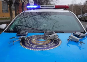 Изображение для новости: БПЛА выявили в Костанае нарушителей правил дорожного движения