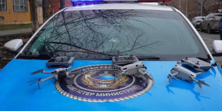 Изображение для новости: БПЛА выявили в Костанае нарушителей правил дорожного движения