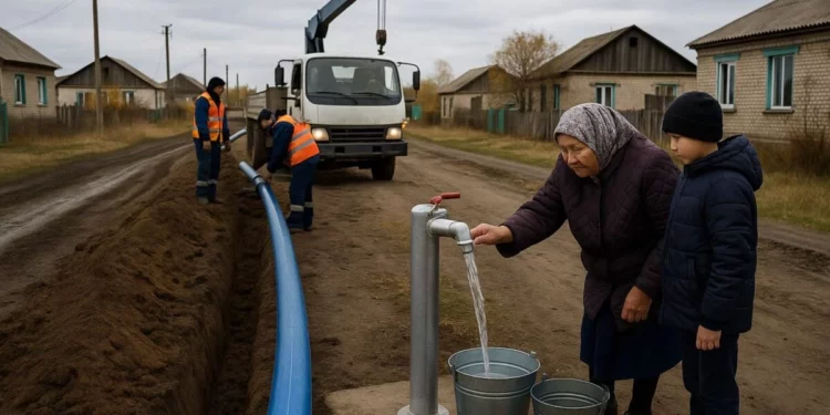 Изображение для новости: Константиновка и Октябрьское с водой: что обещали жителям других сёл Костанайского района