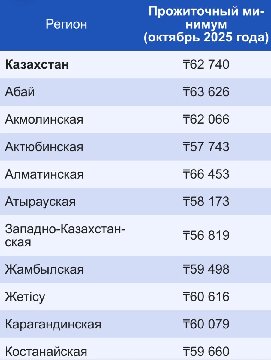 Изображение 3 для Цены растут: чтобы выжить, казахстанцам нужно уже 62 740 тенге