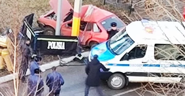 Изображение для новости: Была погоня. Водитель погиб в ДТП в Костанайской области