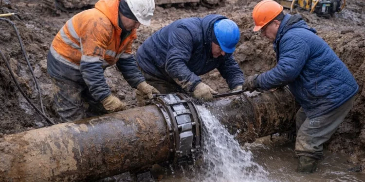 Изображение для новости: Вода вернётся: в Костанае завершают ремонт водовода