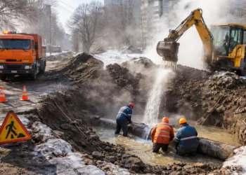 Изображение для новости: Коммунальные аварии в Костанае: временные отключения воды и тепла