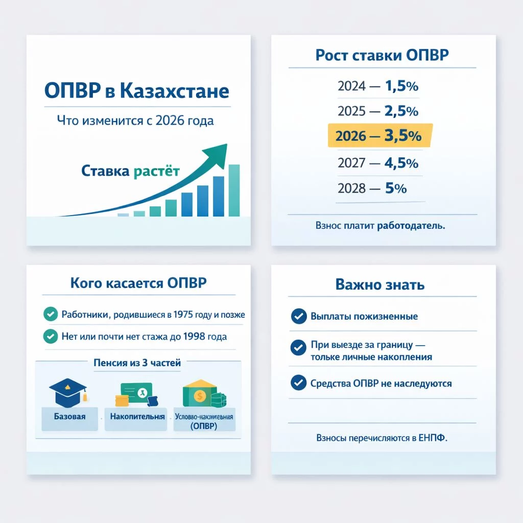 Изображение 1 для Пенсия по-новому: работодатели в РК будут платить больше