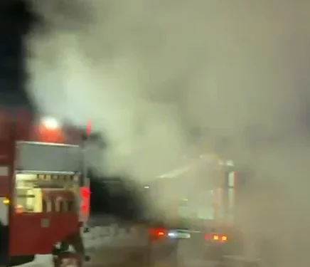 Изображение для новости: Пожар по повышенному рангу: спасатели Костаная предотвратили распространение огня