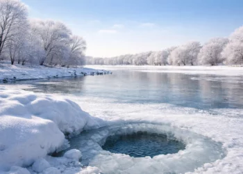 Изображение для новости: Почва промёрзла на метр: что это значит для весеннего половодья в Костанае