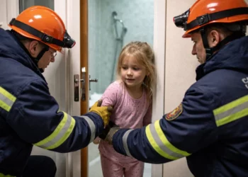 Изображение для новости: Заклинило замок: сотрудники ДЧС спасли девочку в Рудном