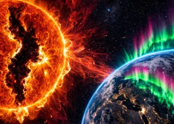 Изображение для новости: Землю ждут магнитные бури: на Солнце появился огромный разлом