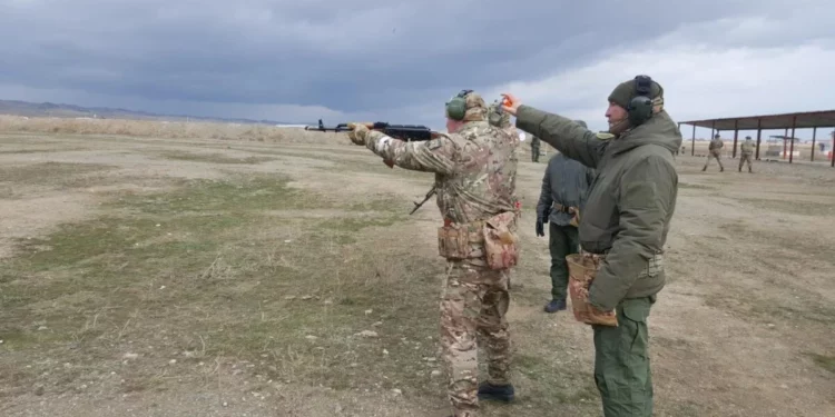 Изображение для новости: Сухопутные войска Казахстана усиливают тактико-огневую подготовку