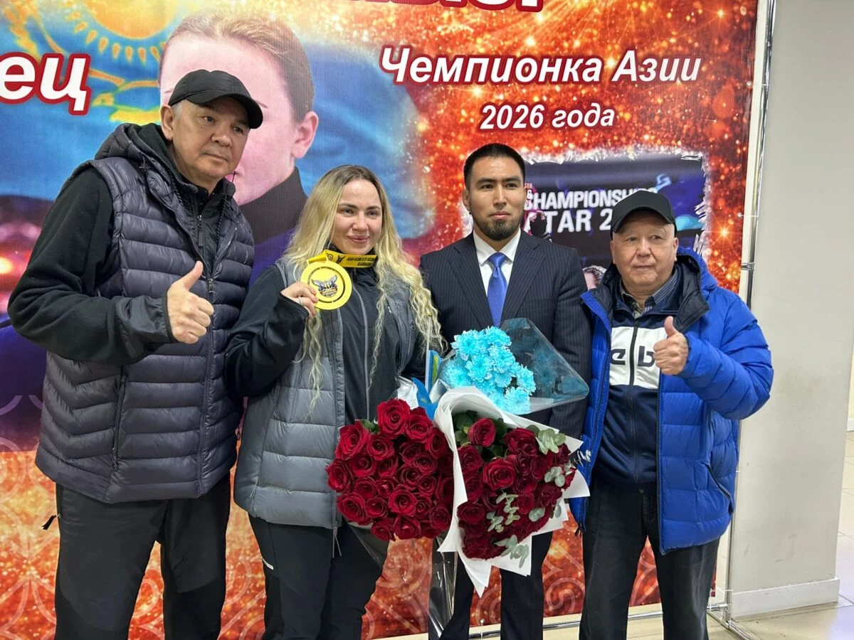 Изображение 1 для Золотую чемпионку Азии встретили в Костанае: триумф Надежды Рябец