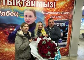 Изображение для новости: Золотую чемпионку Азии встретили в Костанае: триумф Надежды Рябец