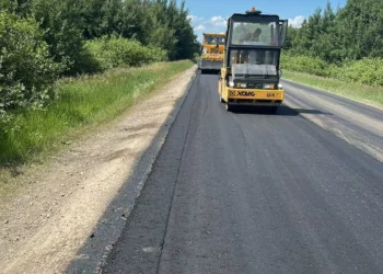 Изображение для новости: Более 40 километров дороги отремонтируют на трассе Костанай – Мамлютка