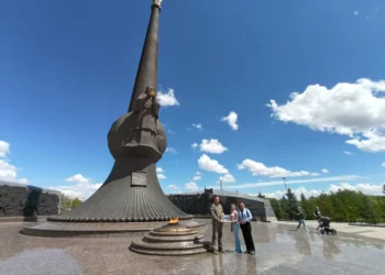 Изображение для новости: Спустя 84 года семье бойца из Костанайской области передали его солдатский медальон