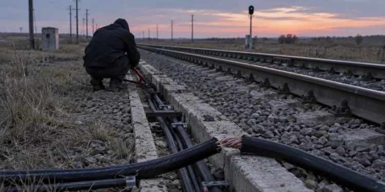Изображение для новости: Двух жителей Рудного подозревают в краже железнодорожного кабеля на 7 млн тенге