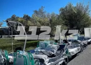 Изображение для новости: Из здания городской больницы в Костанае эвакуировали 48 человек из-за пожара