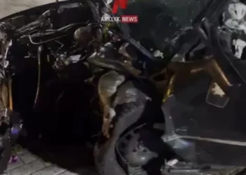 Изображение для новости: В Аркалыке Audi врезалась в бетонное сооружение: пострадал водитель