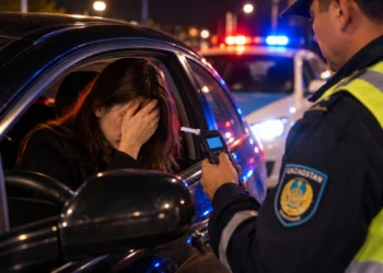Изображение для новости: Лишение прав не остановило: в Костанае 27-летняя девушка снова попалась пьяной за рулём